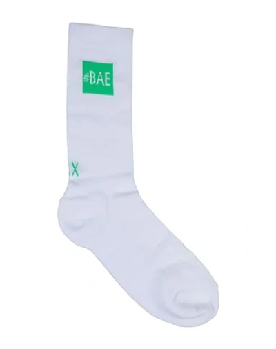 Armani Exchange Short Socks In White