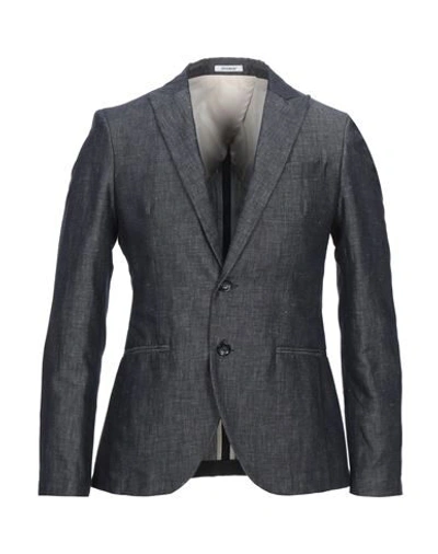 Officina 36 Suit Jackets In Steel Grey