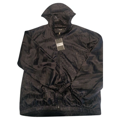 Pre-owned Fendi Anthracite Jacket