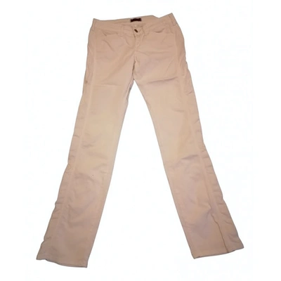 Pre-owned Replay Trousers In White
