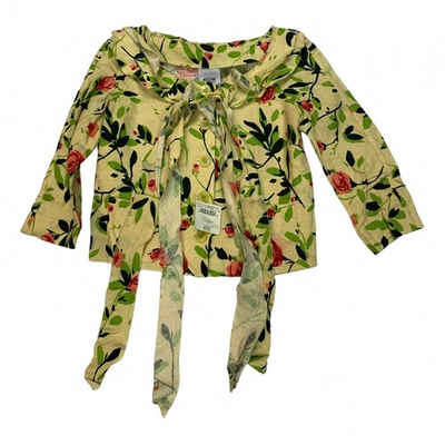 Pre-owned Moschino Cheap And Chic Linen Jacket In Multicolour