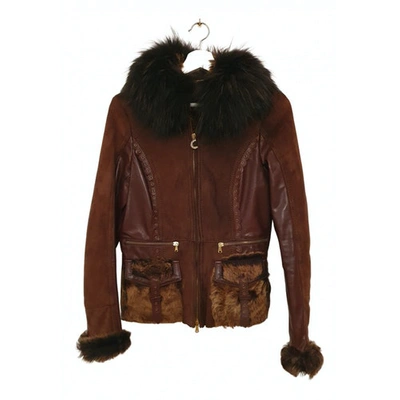 Pre-owned Class Cavalli Short Vest In Brown