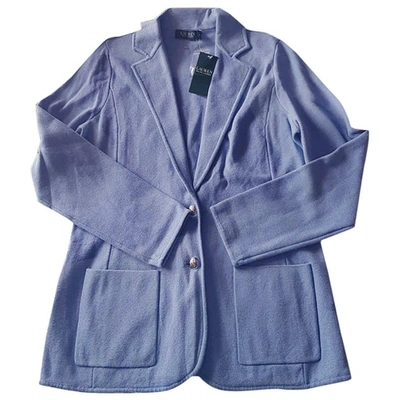 Pre-owned Lauren Ralph Lauren Blue Cotton Jacket