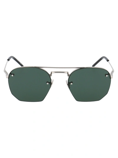 Saint Laurent Sl 422 Sunglasses In Silver