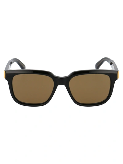 Dunhill Du0002s Sunglasses In 001 Black Black Brown