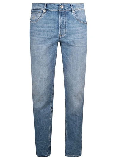 Brunello Cucinelli Classic Fitted Jeans In Blu