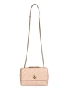 Tory Burch Kira Chevron Leather Crossbody Bag In Rosa