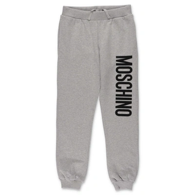Moschino Kids Logo Sweatpants (4-14 Years) In Grey