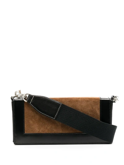 Ami Alexandre Mattiussi Rectangle-shape Box Bag In Brown