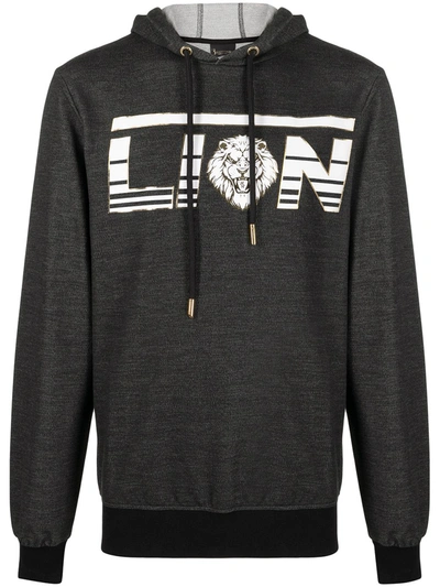 Billionaire Cars Racing Cotton-blend Hoodie In Black