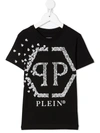 PHILIPP PLEIN SS HEXAGON COTTON T-SHIRT