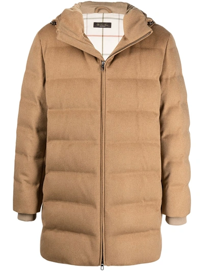 Loro Piana Fillmore Down-filled Parka In Brown