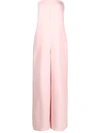 VALENTINO STRAPLESS WIDE-LEG JUMPSUIT