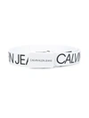 Calvin Klein Logo-print Belt In White