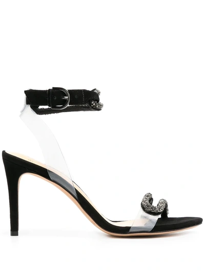 Alexandre Birman Embellished-strap Sandals In Black