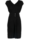 Rick Owens Arrowhead Dress In Black Synthetic Fibers In Black