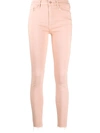 MOTHER MID-RISE SKINNY JEANS