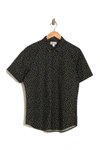 Abound Mini Print Regular Fit Shirt In Black Scattered Marks