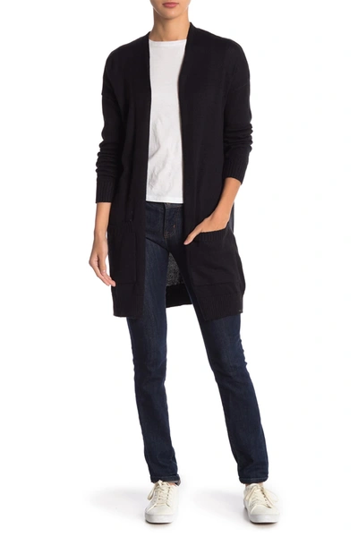 Abound Long Knit Cardigan In Black