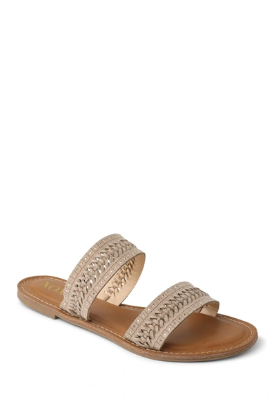 Xoxo Ravenna Flat Sandal Women's Shoes In Taupe