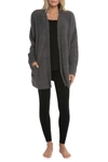 Barefoot Dreams Cozy Chic Socal Cardigan In Ash
