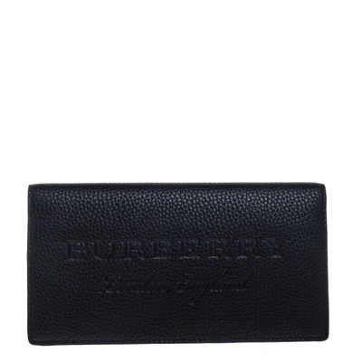 Pre-owned Burberry Black Leather Hastings Bifold Wallet