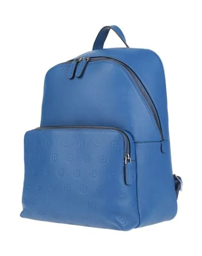 Giorgio Armani Backpacks In Blue
