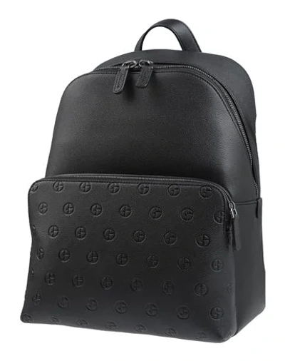 Giorgio Armani Backpacks & Fanny Packs In Black