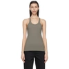 LEMAIRE GREY CRÊPE JERSEY TANK TOP