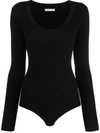 12 STOREEZ RIBBED LONG-SLEEVE BODY