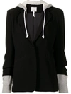 Cinq À Sept Khloe Womens Drawstring Business One-button Blazer In Black
