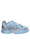 Maison Margiela Sneakers In Azure