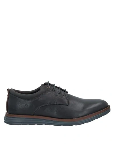 Accademia Studio Lace-up Shoes In Dark Brown