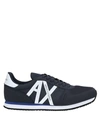 Armani Exchange Sneakers In Dark Blue