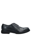 Emporio Armani Lace-up Shoes In Black
