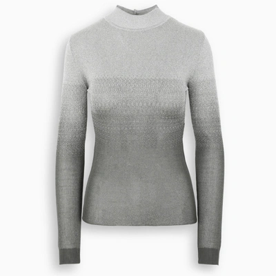 Rabanne Ombre Print Jumper In Metal
