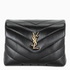Saint Laurent Black/gold Loulou Toy Bag In Black