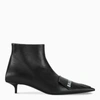 BALENCIAGA BLACK LEATHER BOOTIES,597364WAWN4-G-BALEN-1006