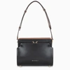 MARNI BLACK/BROWN TRUNK REVERSE MEDIUM BAG,SBMP0057Q1LV455-I-MARNI-Z2N19