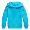 Polo Ralph Lauren Kids' Fleece Hoodie In Cove Blue