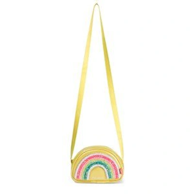 Billieblush Kids'  Yellow Rainbow Crossbody Bag