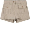 BONPOINT BONPOINT BEIGE LIBERTY SHORTS,S01GBEWO1102