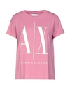 Armani Exchange T-shirt In Pink