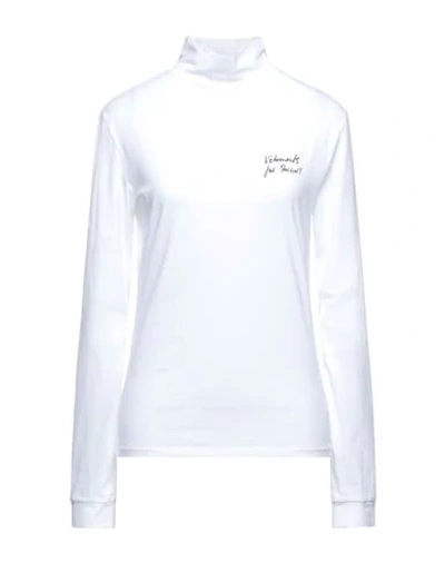 Vetements T-shirts In White
