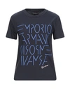 Emporio Armani T-shirts In Dark Blue