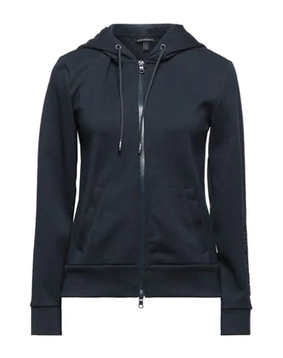 Armani Exchange Hooded Sweatshirt In Blue