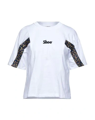 Shoeshine T-shirts In White
