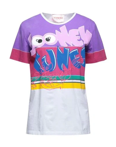 Iceberg T-shirts In Purple