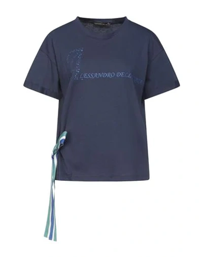 Alessandro Dell'acqua T-shirt In Dark Blue