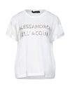 Alessandro Dell'acqua T-shirts In Ivory